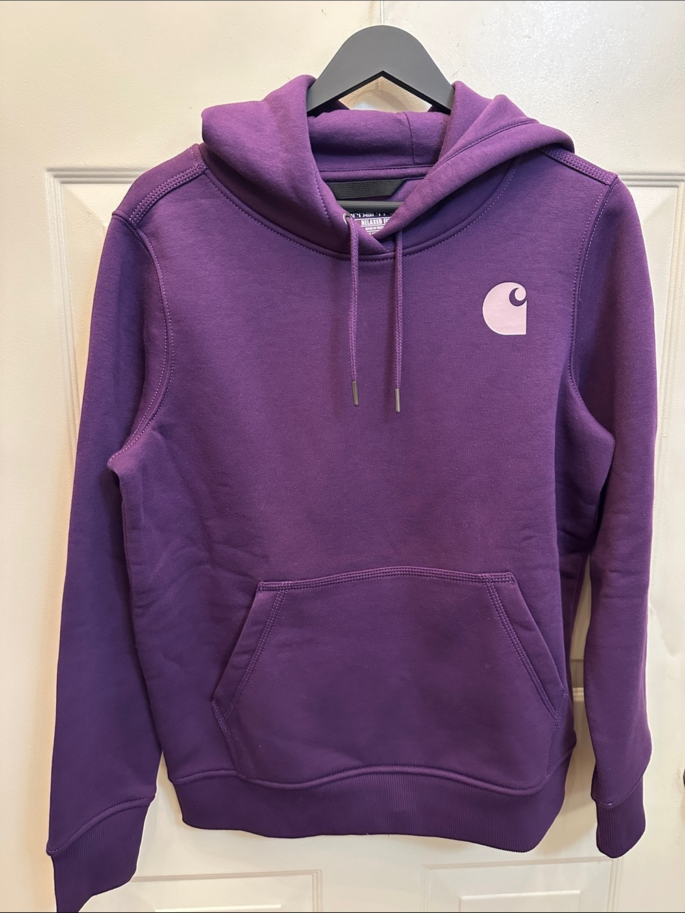 Carhartt Woman’s Purple Logo Hoodie